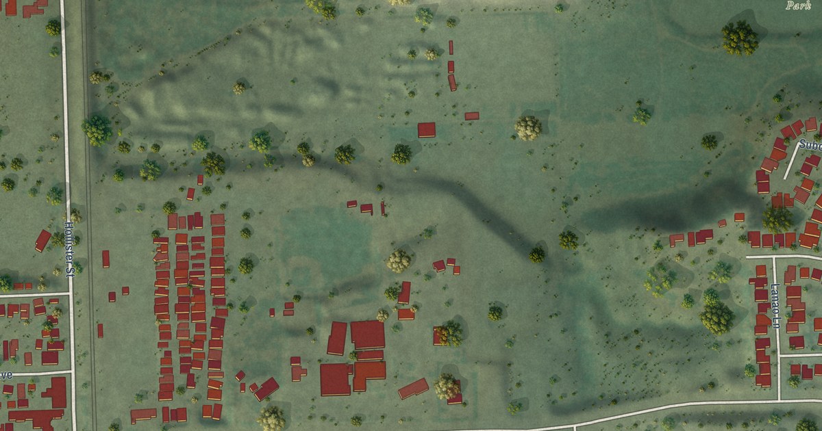 Detailed Map of Palm City, California
