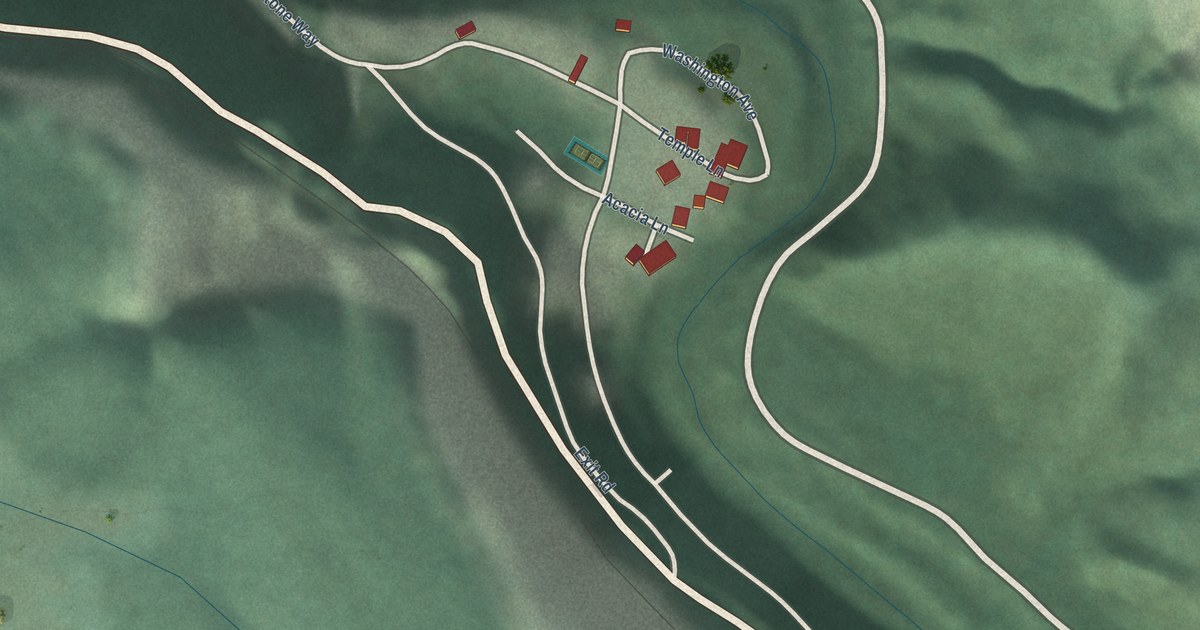 Map of Paradise Park, California in 2026