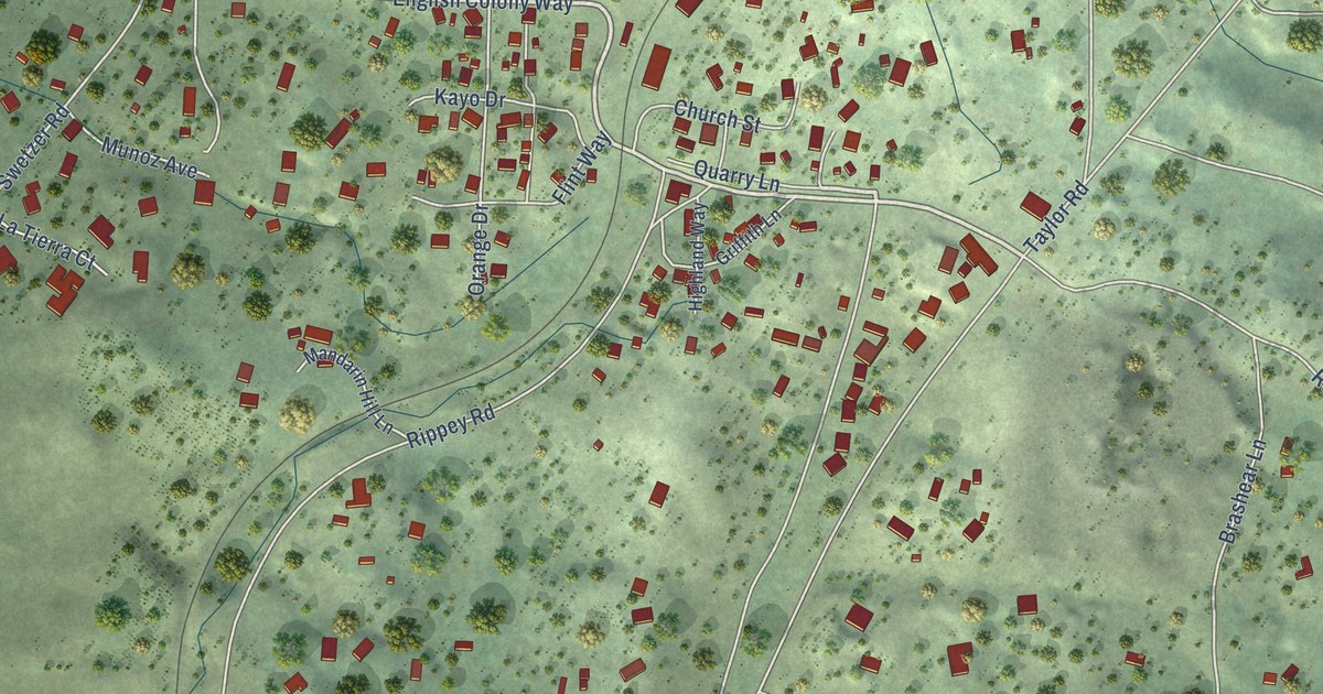 Map of Penryn, California in 2026