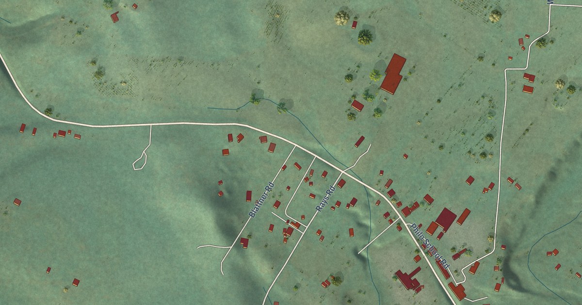 Map of Philo, California in 2026