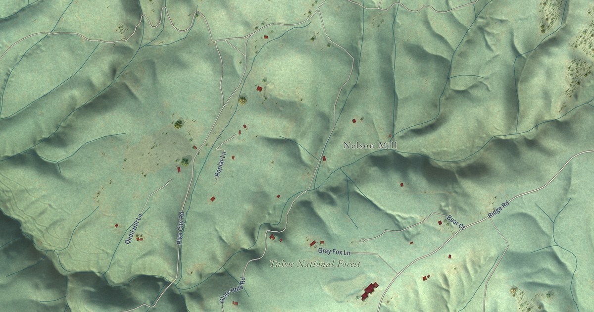 Map of Pike, California in 2026