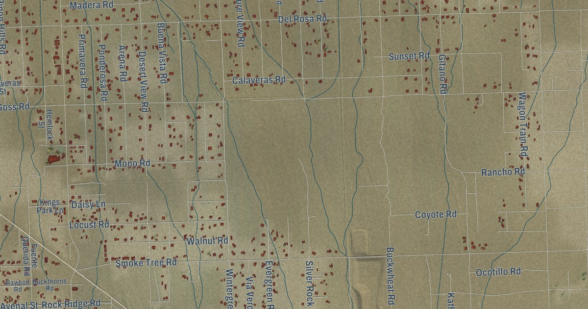 Map of Piñon Hills, California in 2026