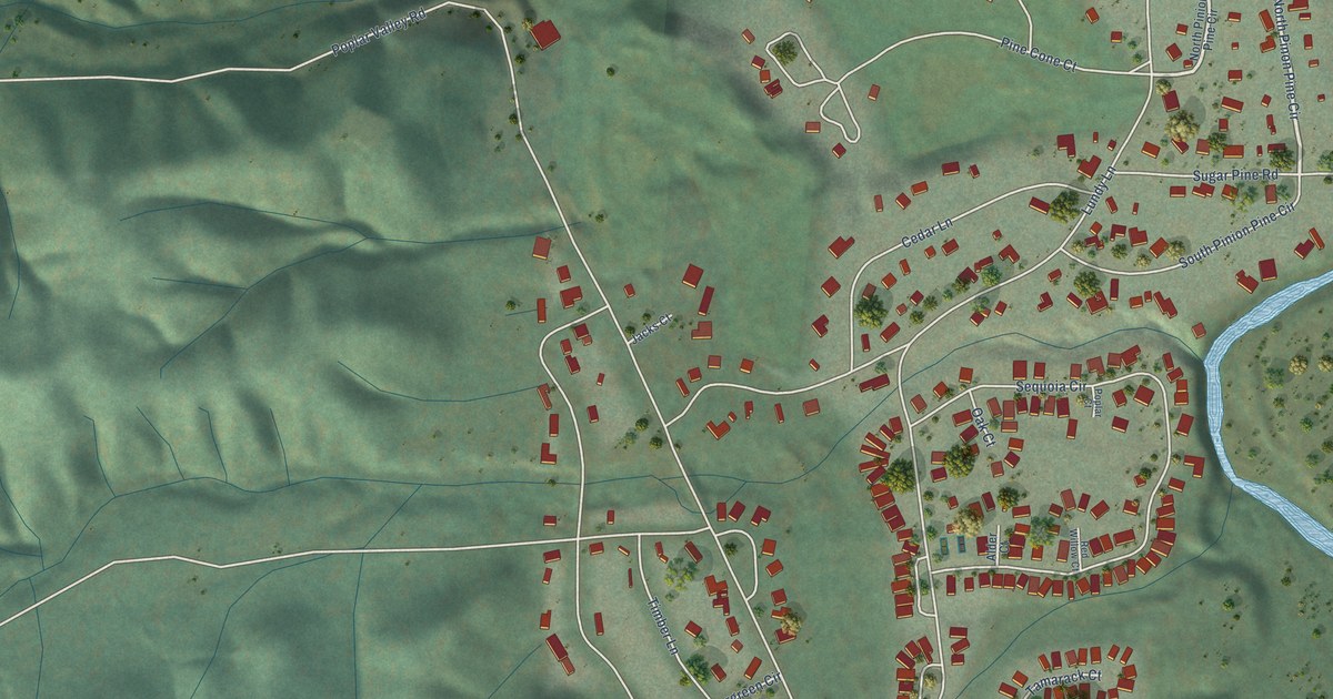 Map of Plumas Eureka, California in 2026