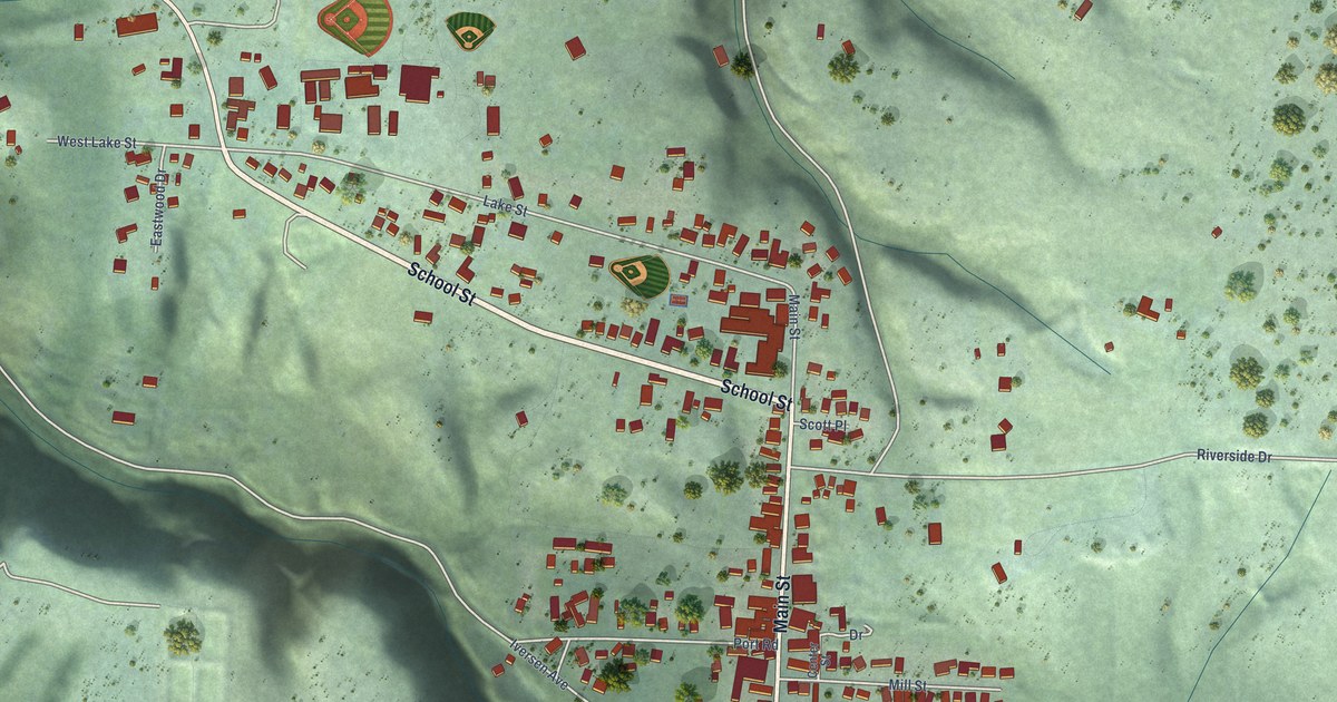 Map of Point Arena, California in 2026