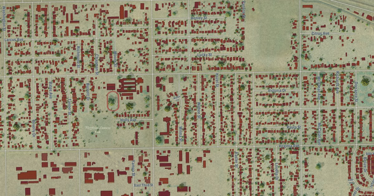 Map of Potomac Park, California in 2026