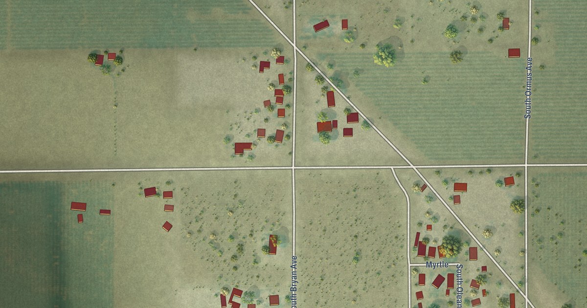 Map of Raisin City, California in 2026