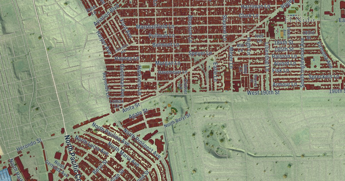 Map of Redondo Beach, California in 2026