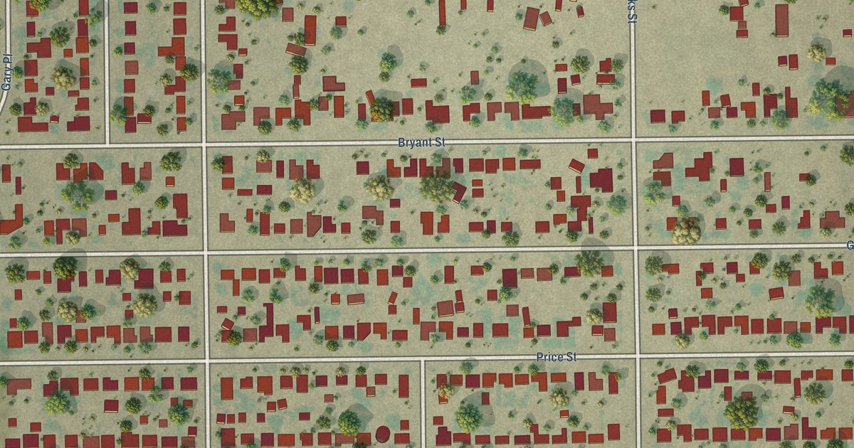 Map of Rexland Acres, California in 2026