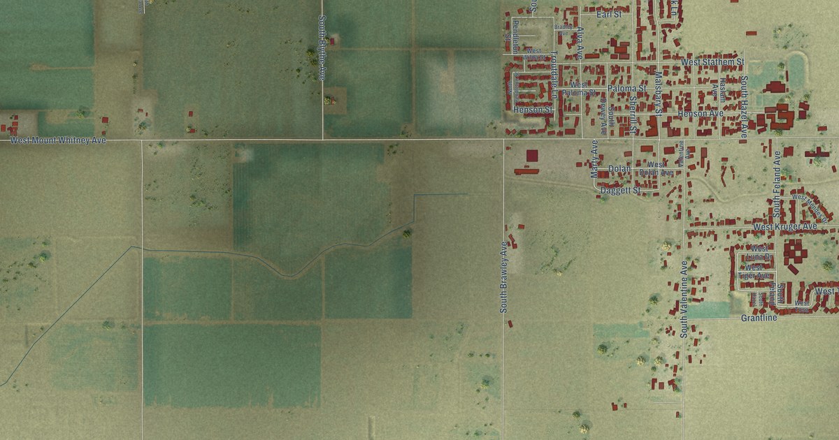 Map of Riverdale, California in 2026