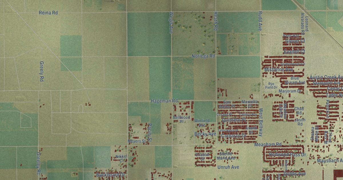 Map of Rosedale, California in 2026