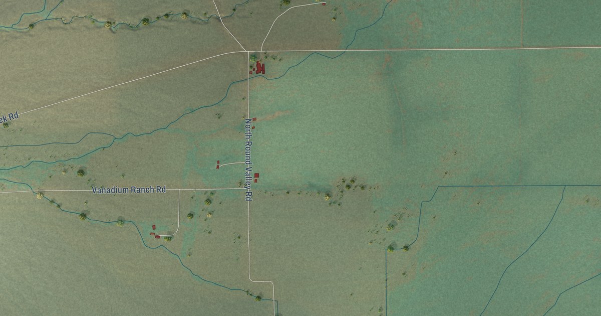 Map of Round Valley, California in 2026