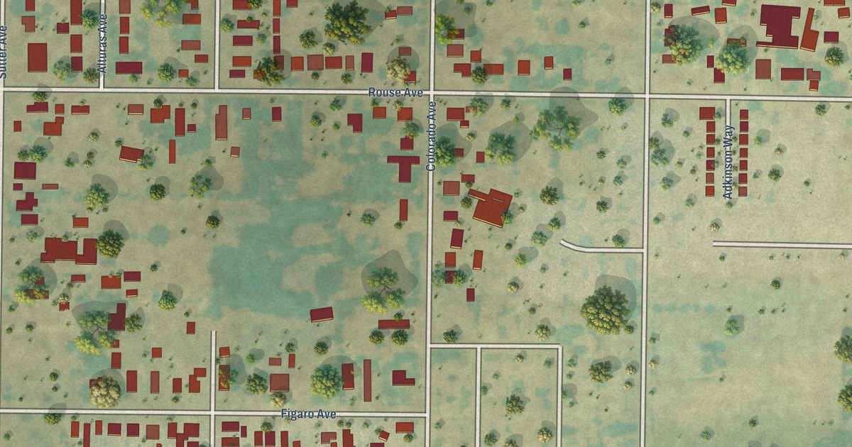Map of Rouse, California in 2026