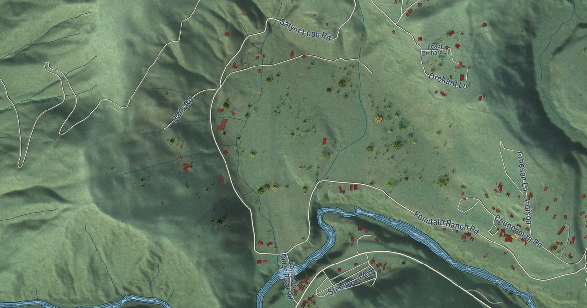 Map of Salyer, California in 2026
