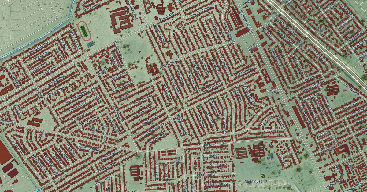 Map of San Lorenzo, California in 2026