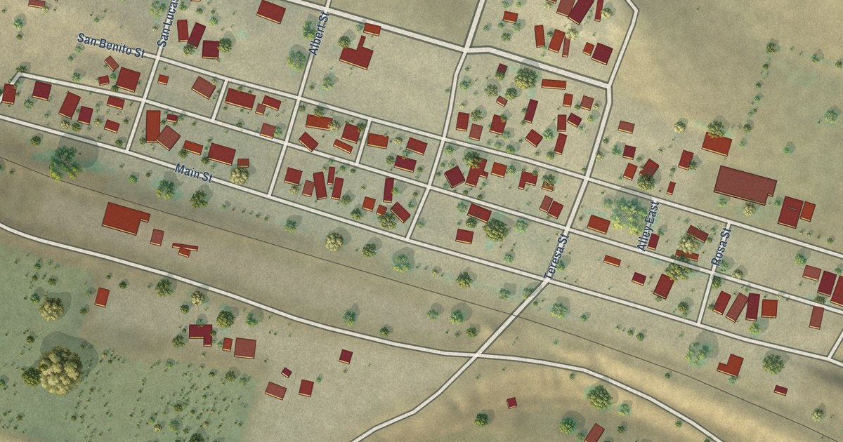 Map of San Lucas, California in 2026