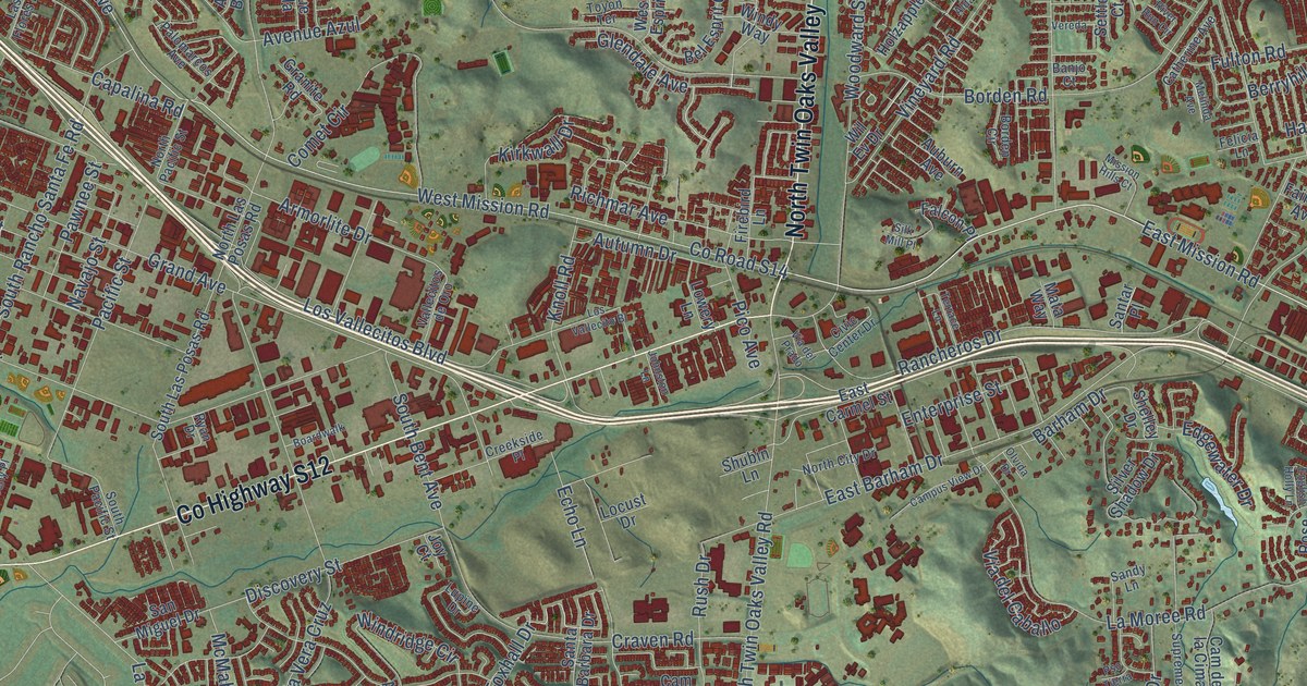 Map of San Marcos, California in 2026