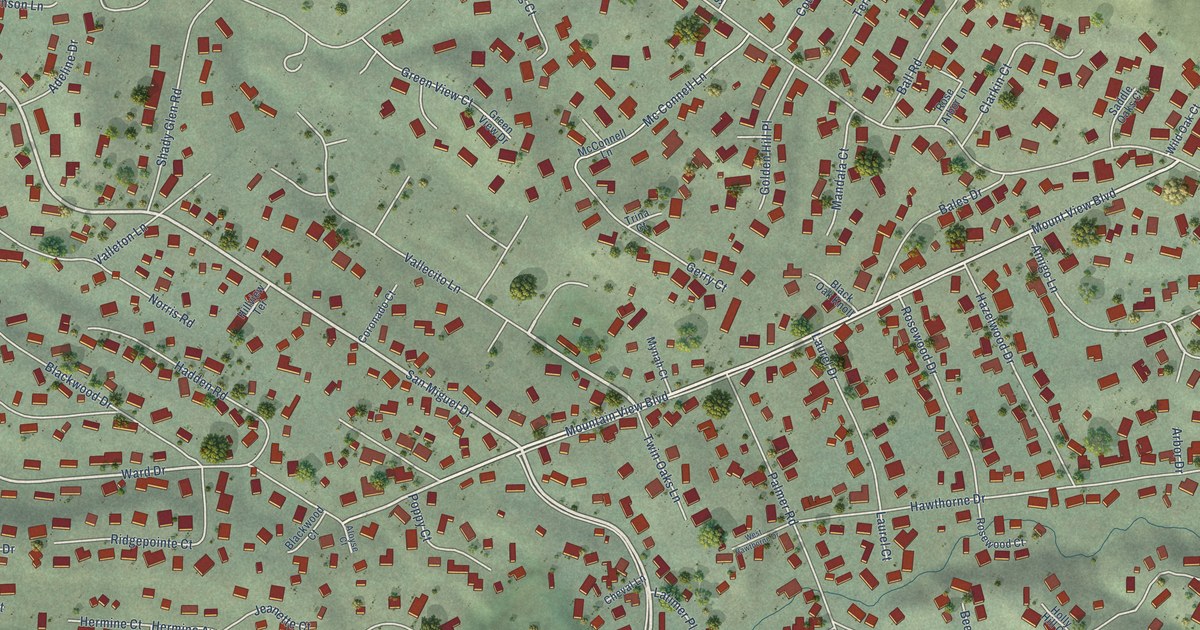 Map of San Miguel, California in 2026