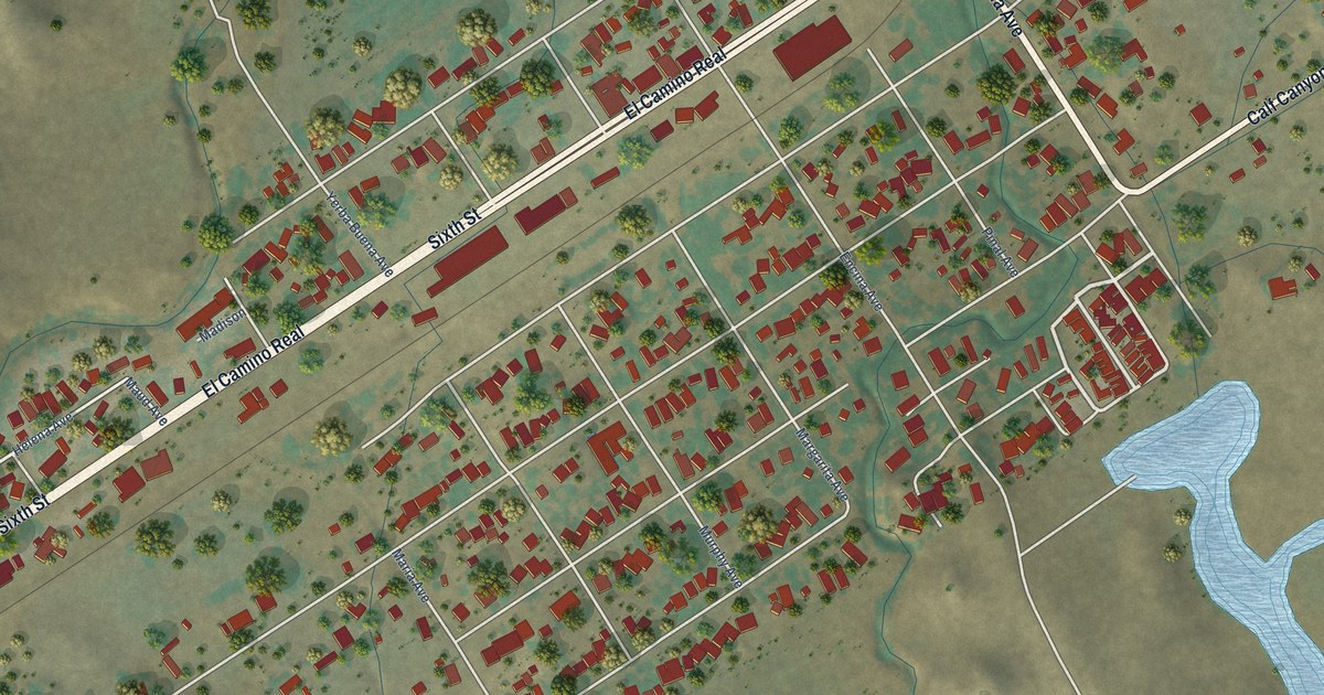 Map of Santa Margarita, California in 2026