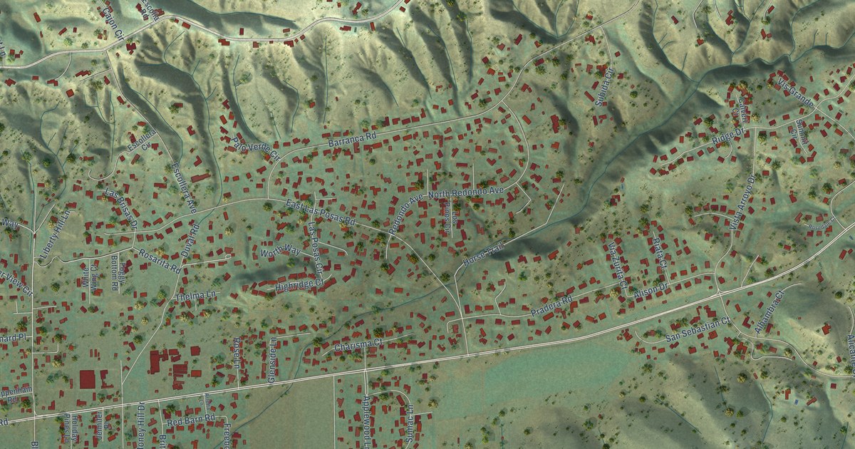 Map of Santa Rosa Valley, California in 2026
