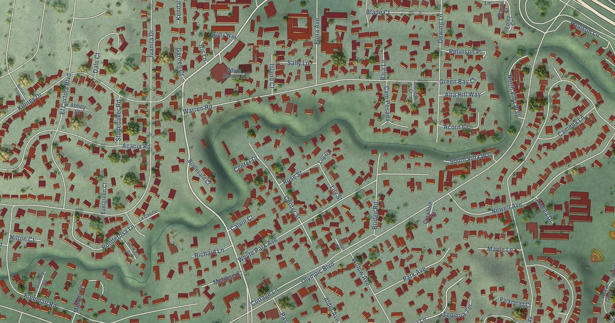 Map of Saranap, California in 2026
