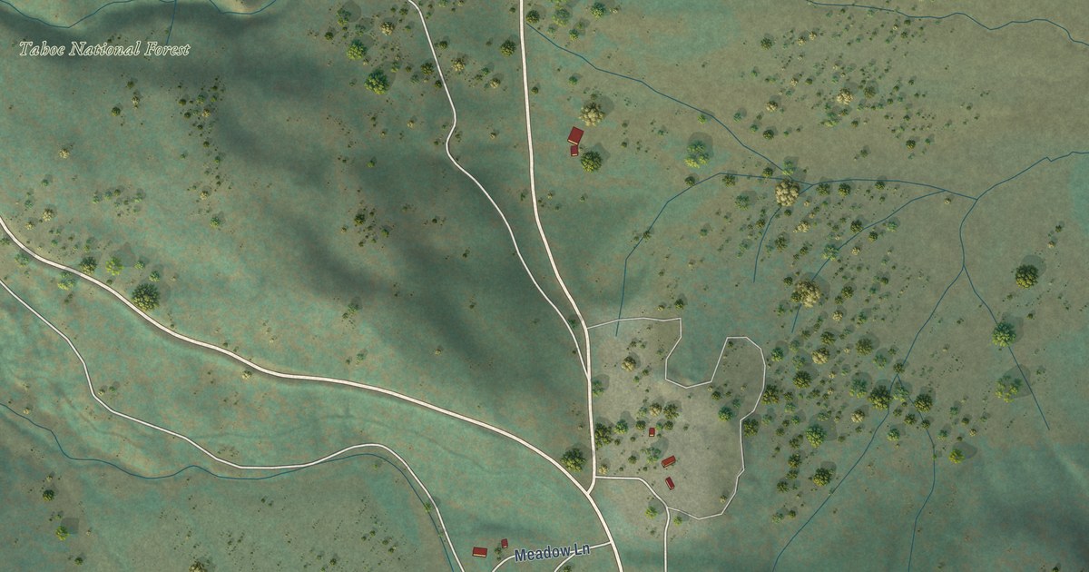 Detailed Map of Sattley, California