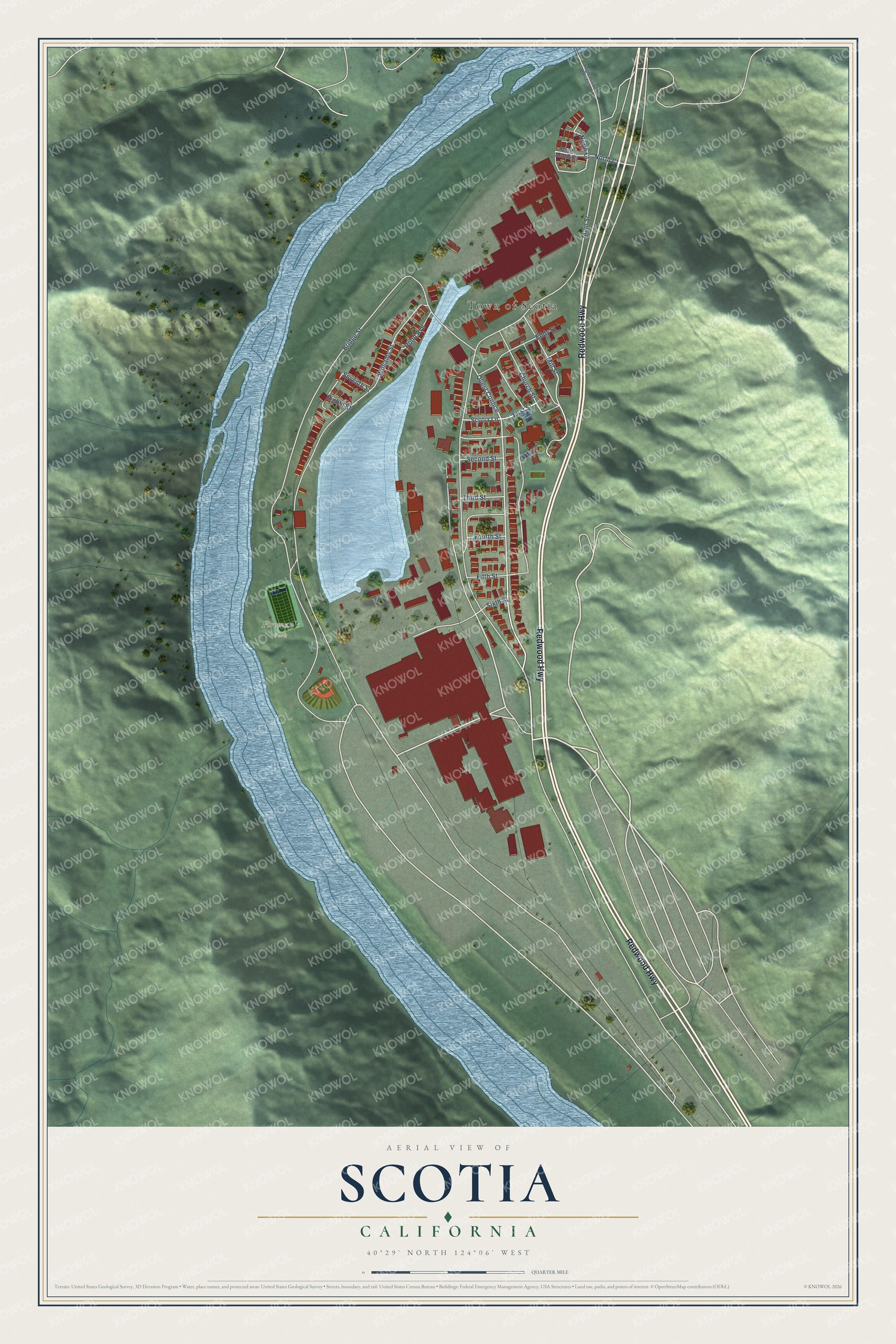 Watermarked full-map preview of Scotia, California