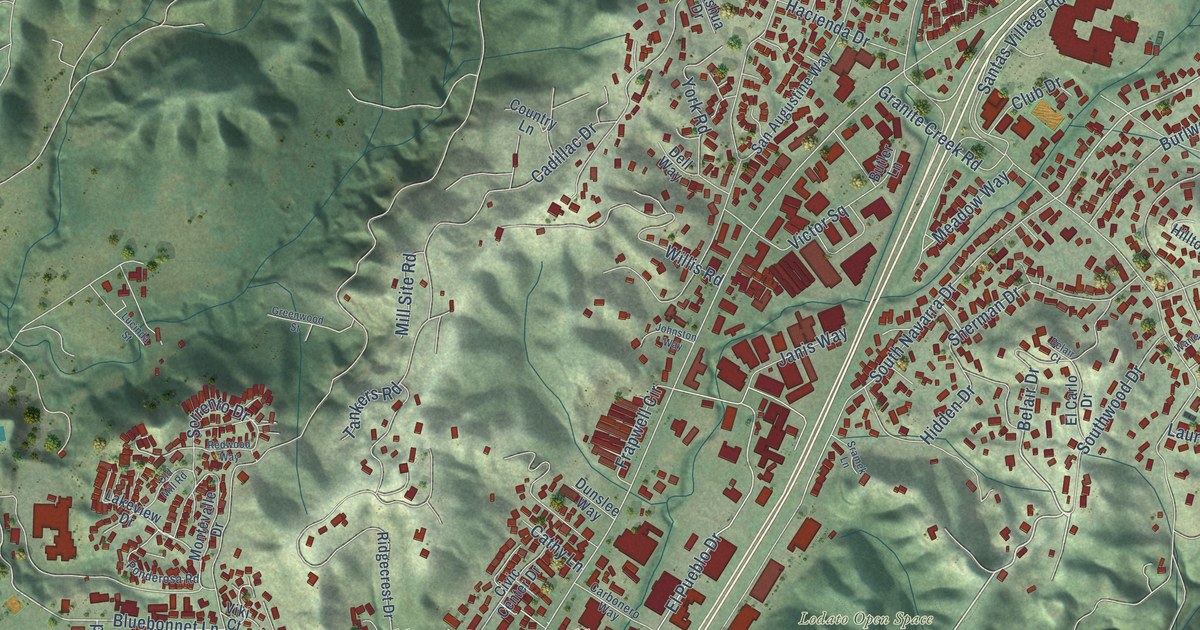 Map of Scotts Valley, California in 2026