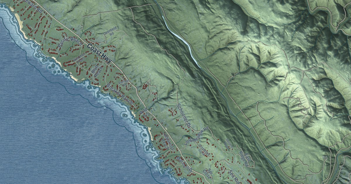 Map of Sea Ranch, California in 2026
