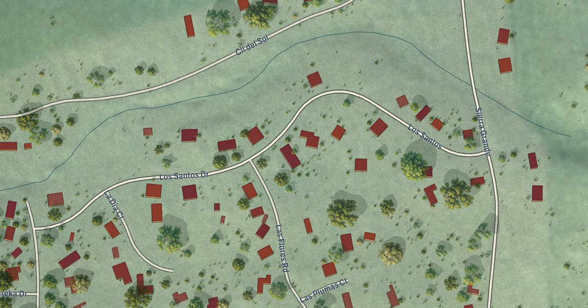 Map of Sereno del Mar, California in 2026