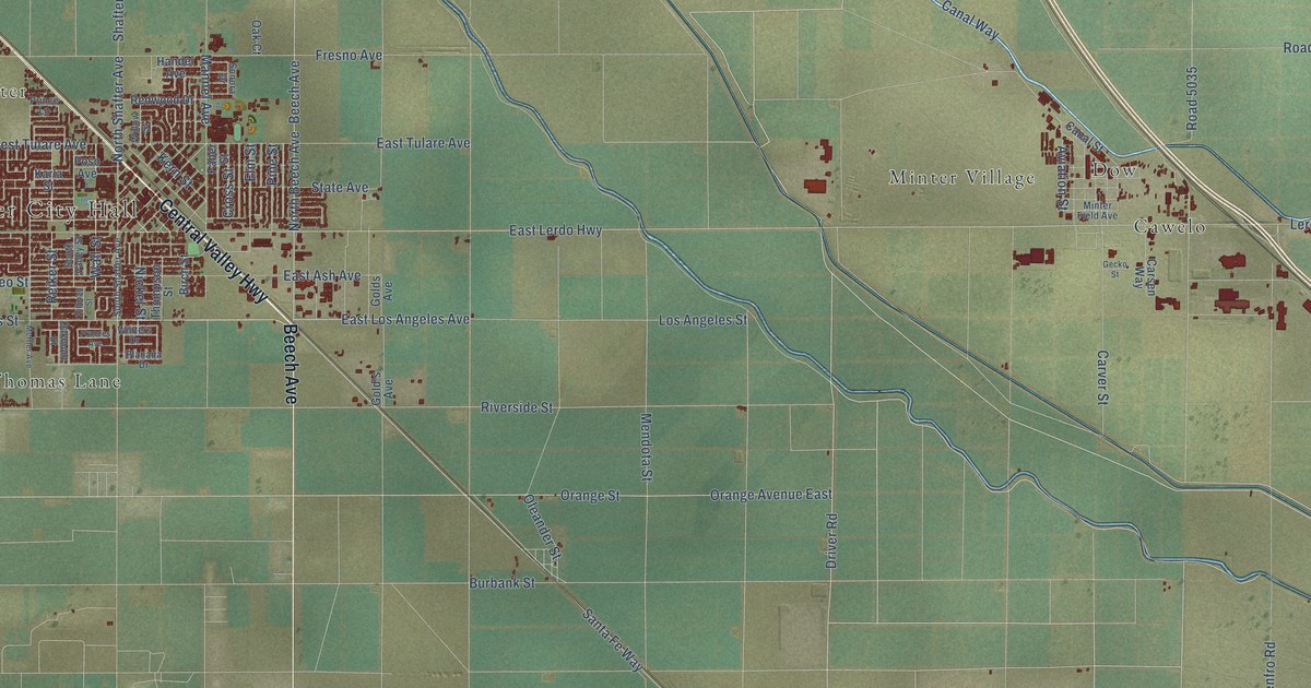 Map of Shafter, California in 2026