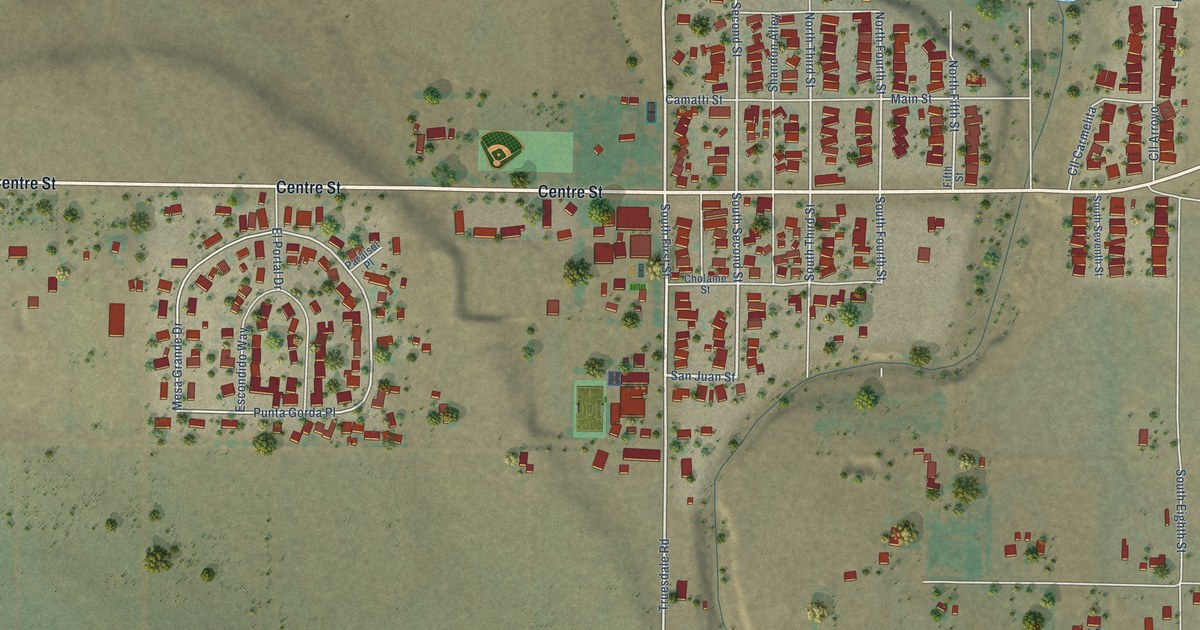 Map of Shandon, California in 2026