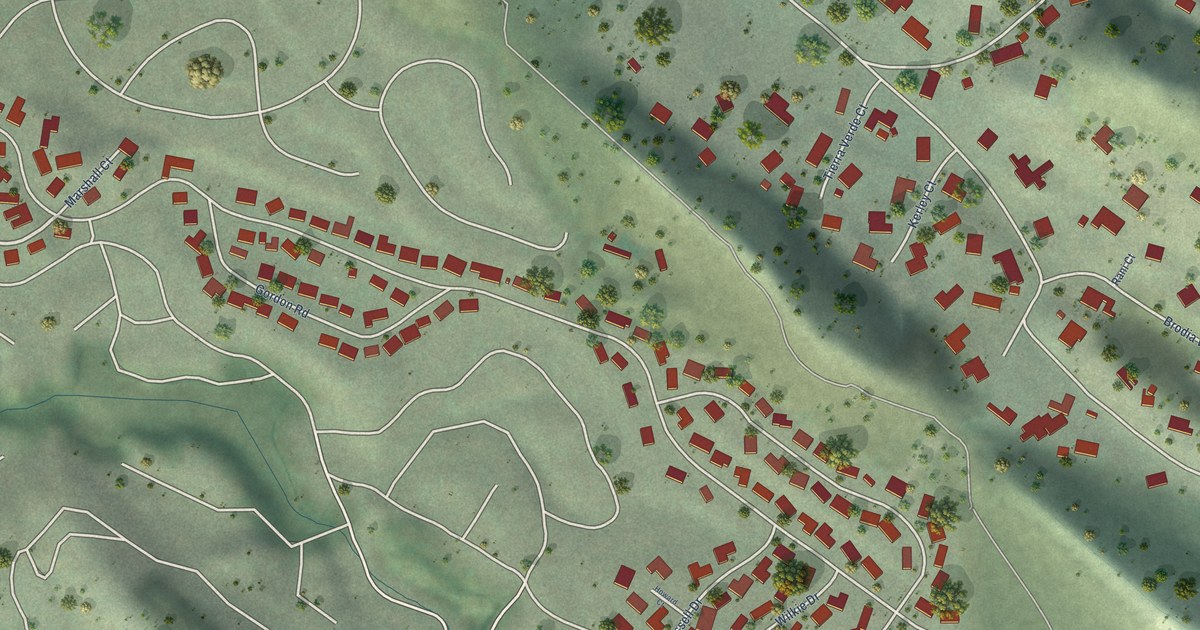 Map of Shell Ridge, California in 2026