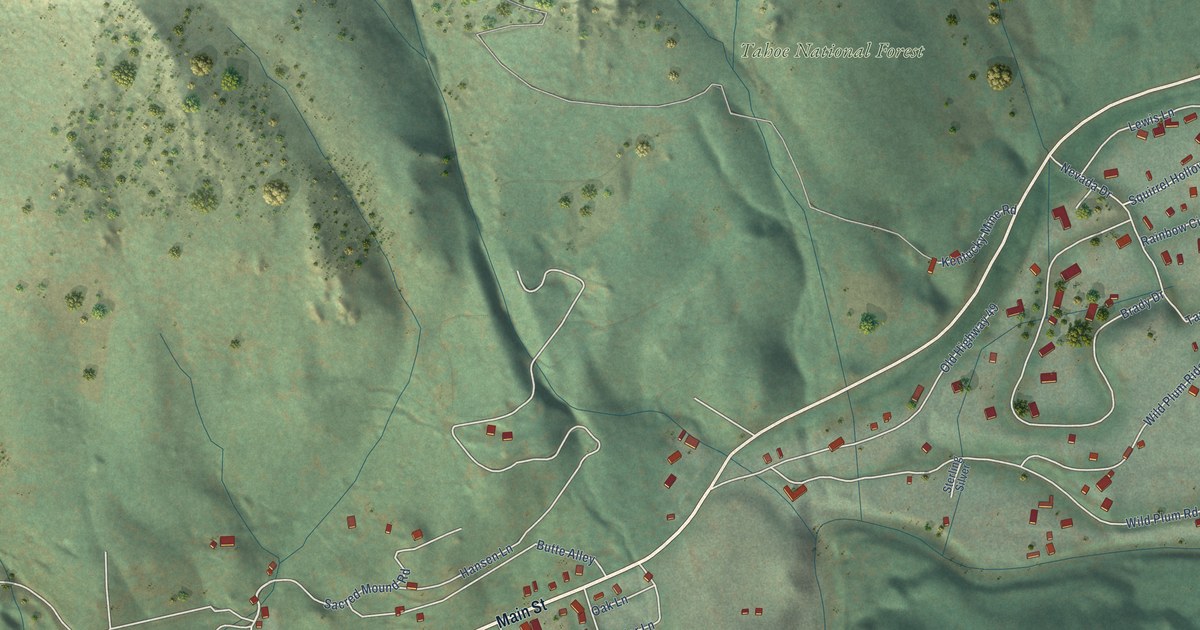 Map of Sierra City, California in 2026