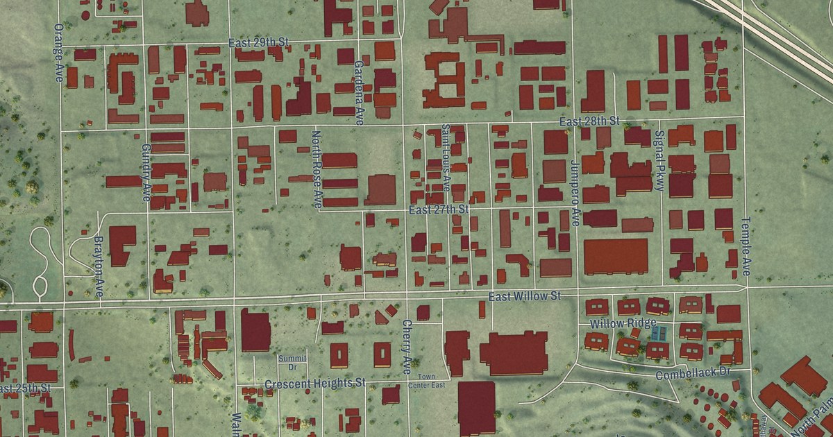 Map of Signal Hill, California in 2026