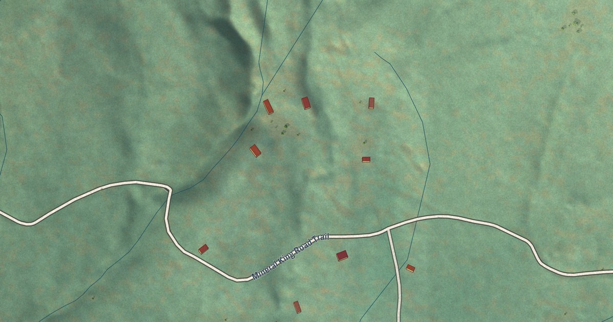 Detailed Map of Silver City, California