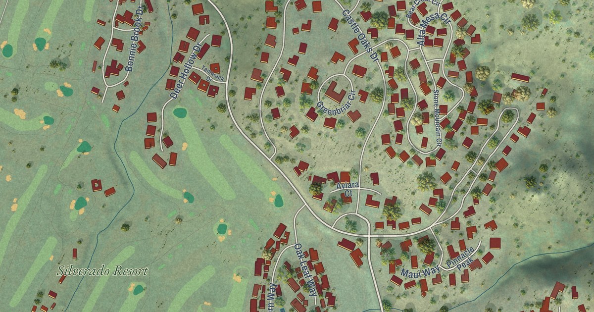 Map of Silverado Resort, California in 2026