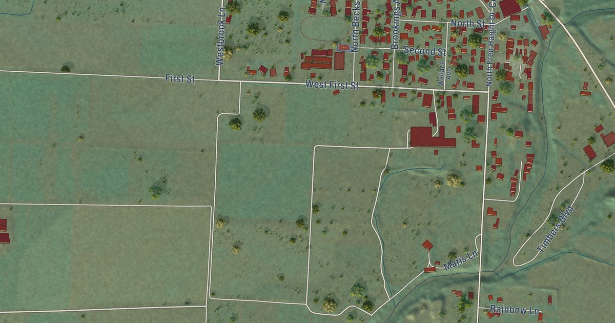 Map of Smith River, California in 2026