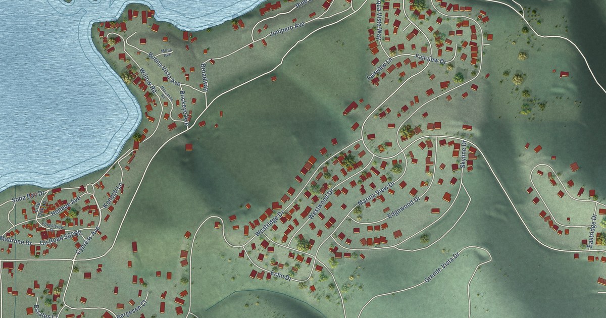 Map of Soda Bay, California in 2026