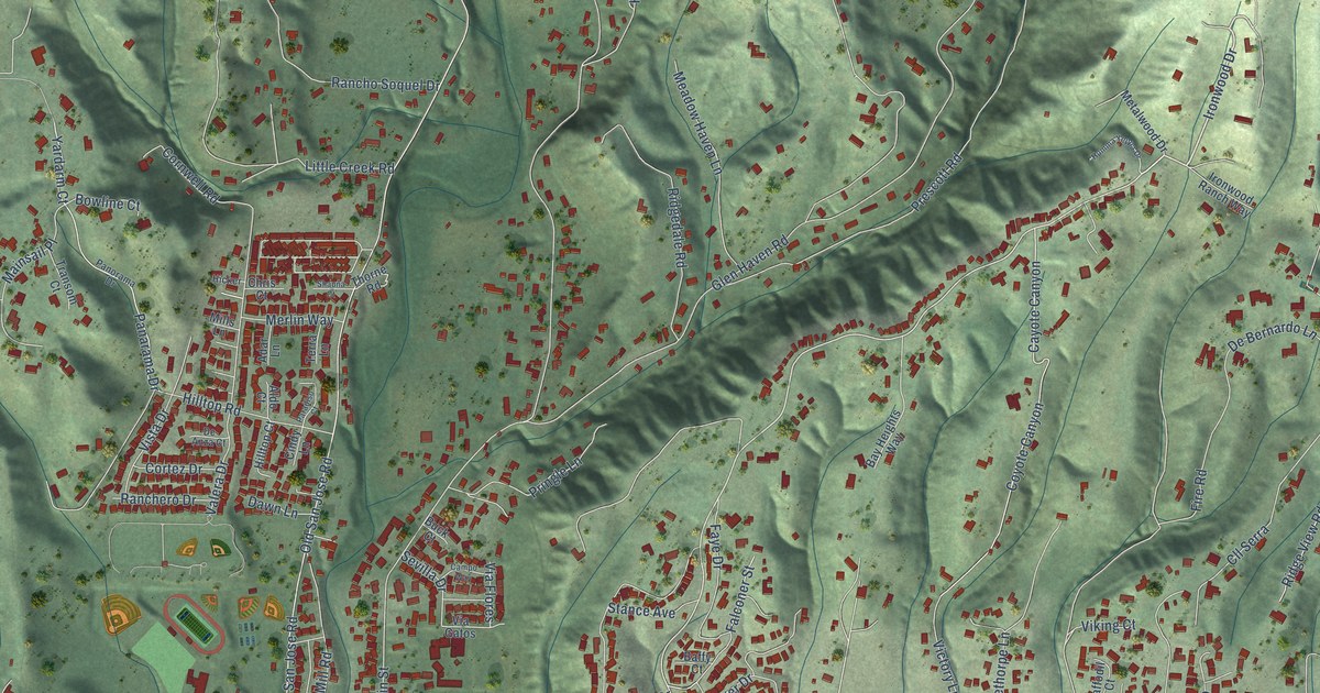 Map of Soquel, California in 2026