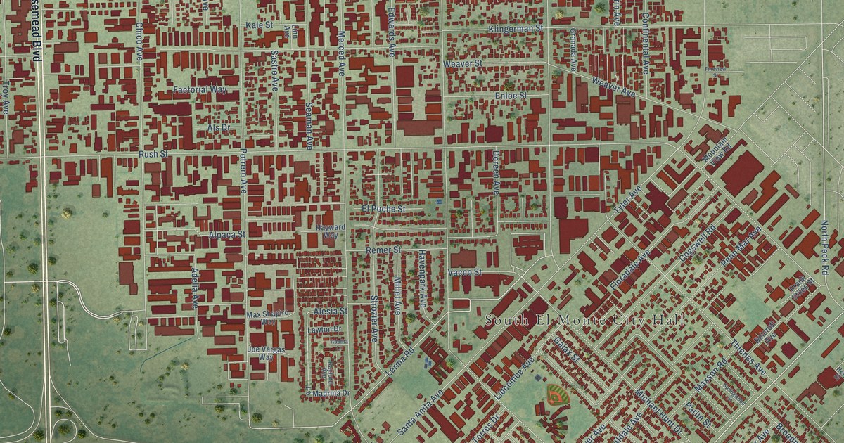 Map of South El Monte, California in 2026