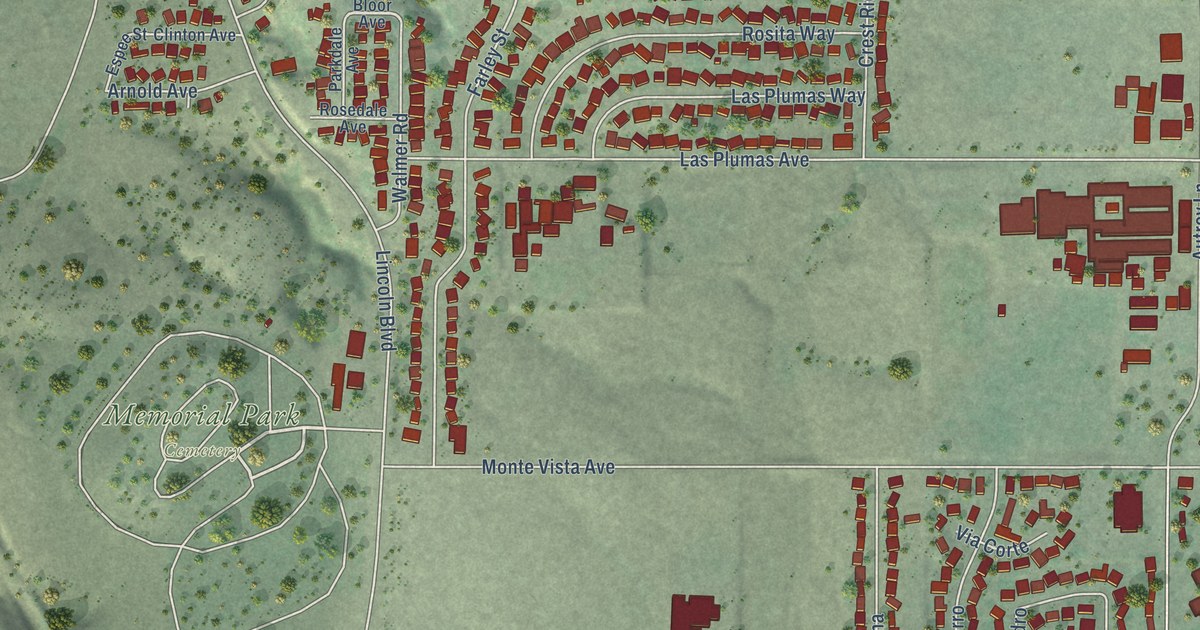 Map of South Oroville, California in 2026