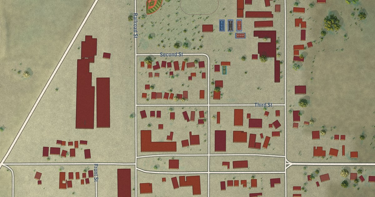 Map of Stratford, California in 2026