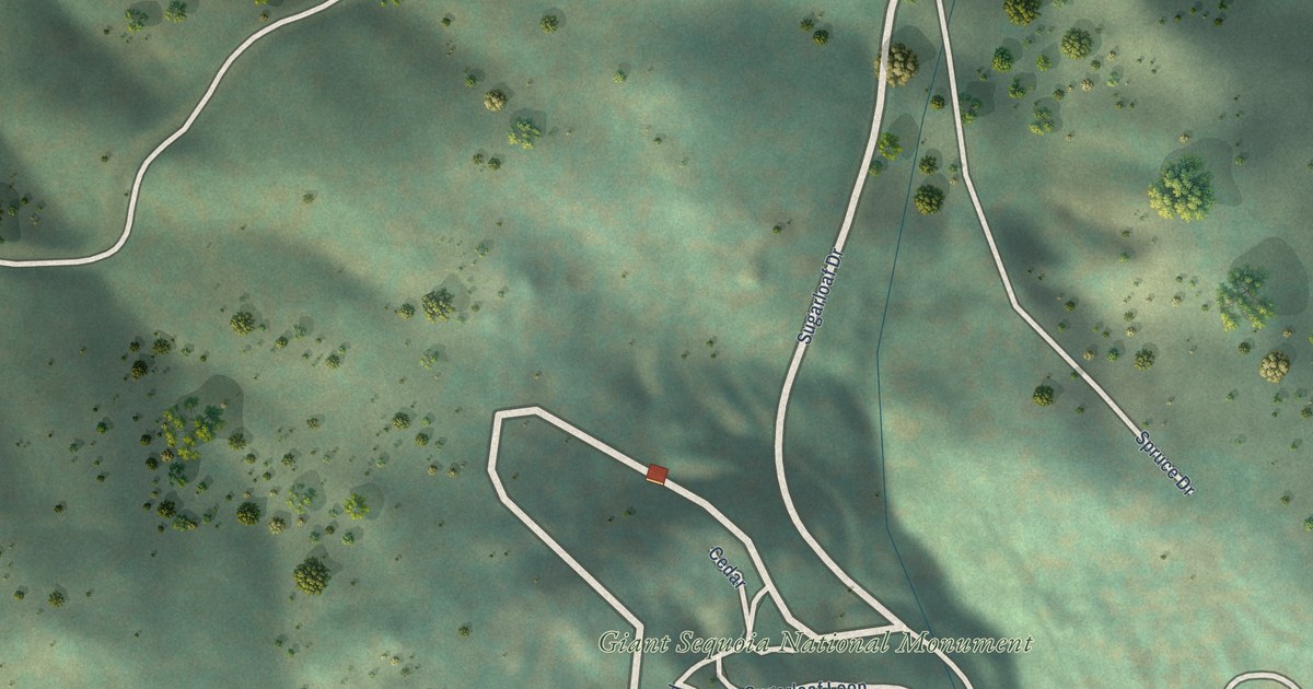 Map of Sugarloaf Saw Mill, California in 2026