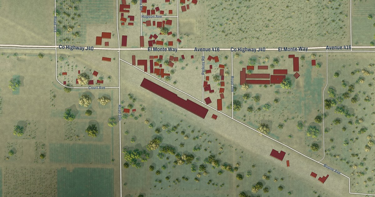 Map of Sultana, California in 2026