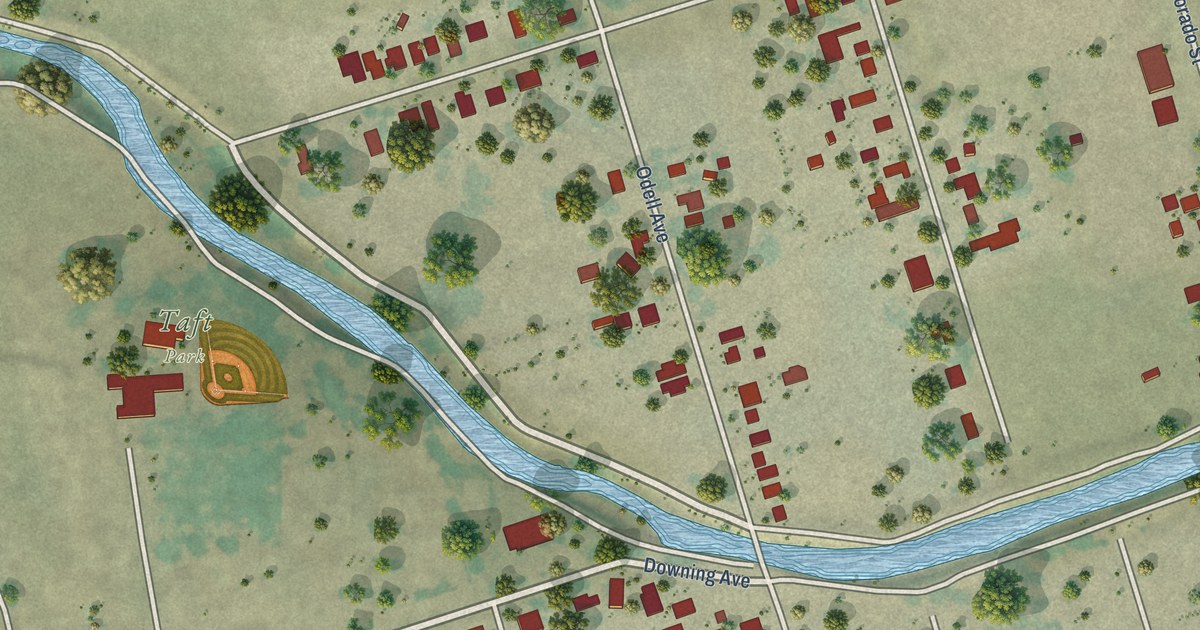 Map of Taft Mosswood, California in 2026
