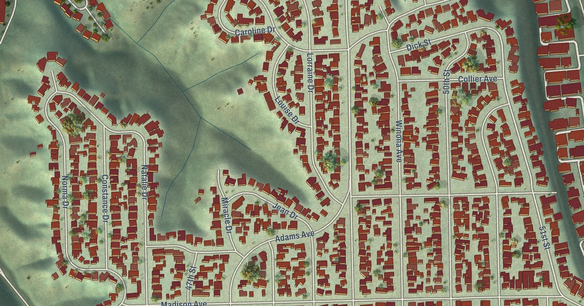 Detailed Map of Talmadge, California