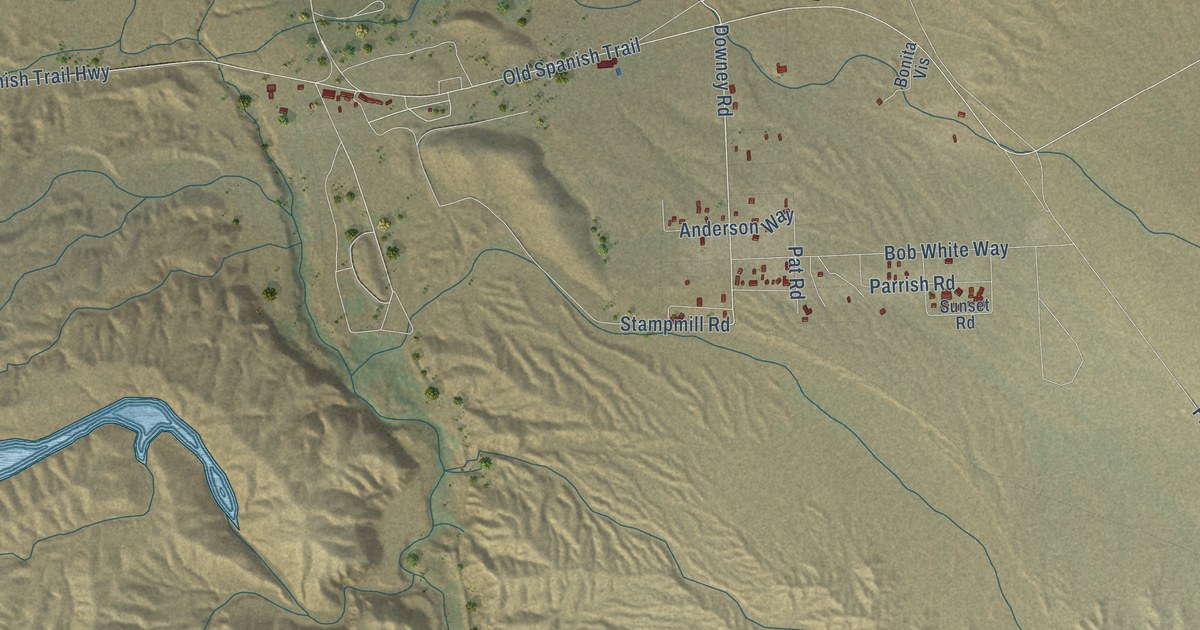Map of Tecopa, California in 2026