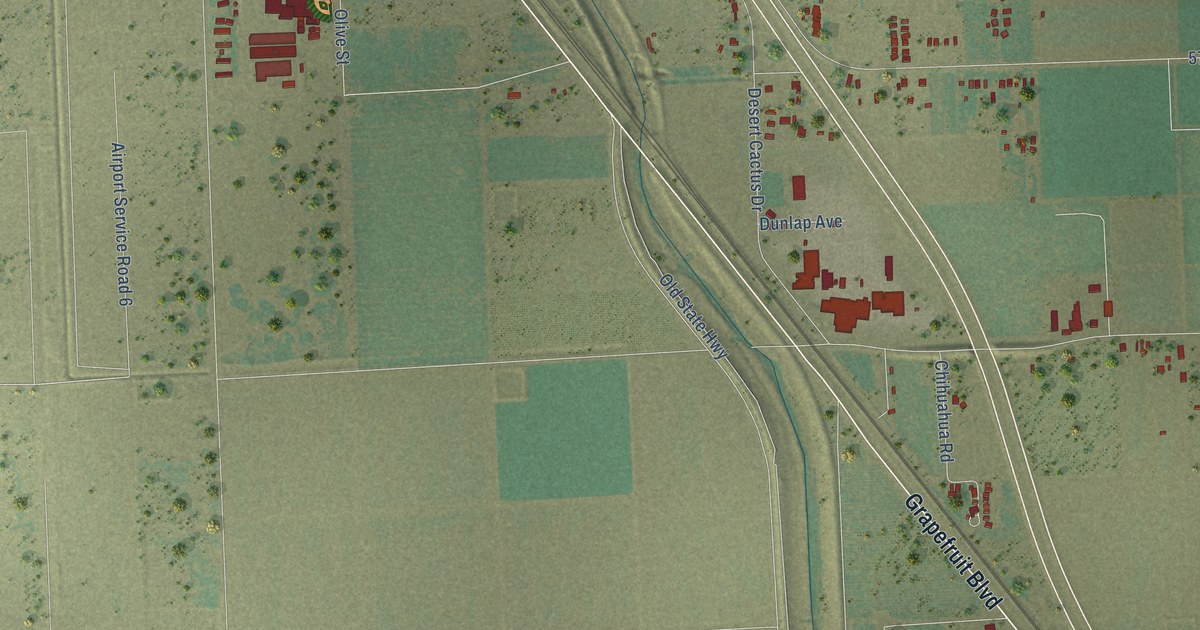 Map of Thermal, California in 2026