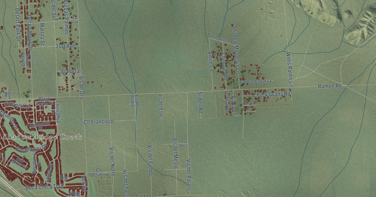 Map of Thousand Palms, California in 2026