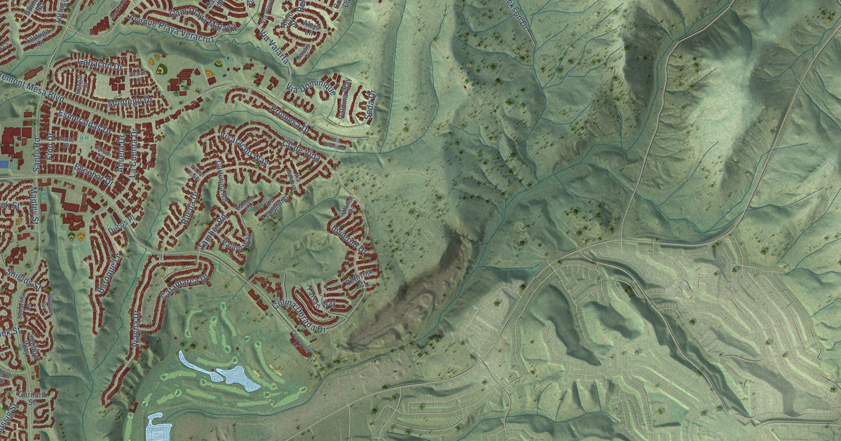 Map of Tierrasanta, California in 2026
